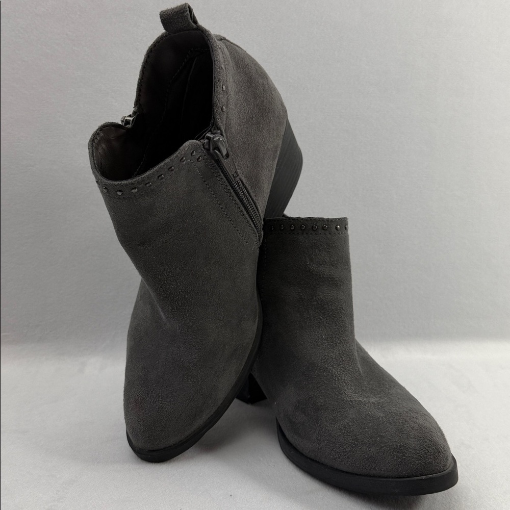 Sonoma Suede Studded Ankle Booties Vitalize by Ortholite® Insoles